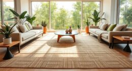 eco friendly bamboo silk rugs