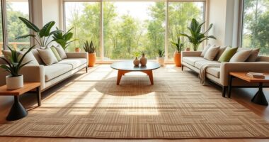eco friendly bamboo silk rugs