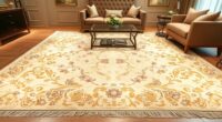 elegant 6x9 ivory silk rugs