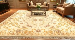 elegant 6x9 ivory silk rugs