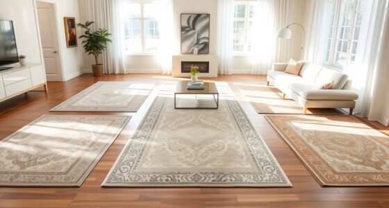 elegant neutral silk carpets