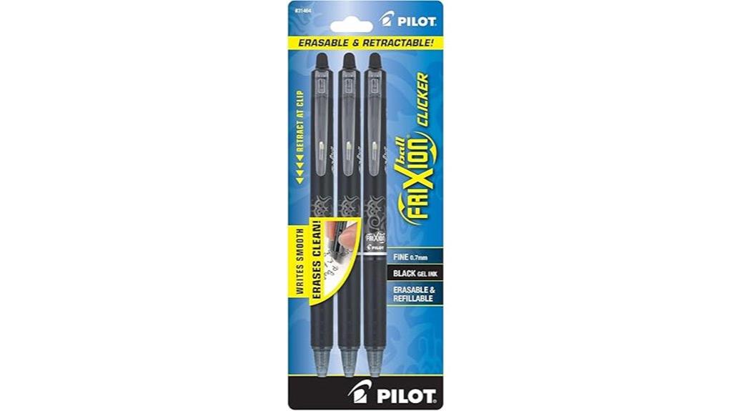 erasable gel ink pens