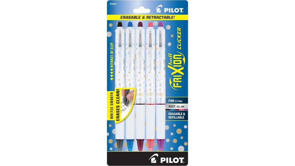 erasable gel ink pens