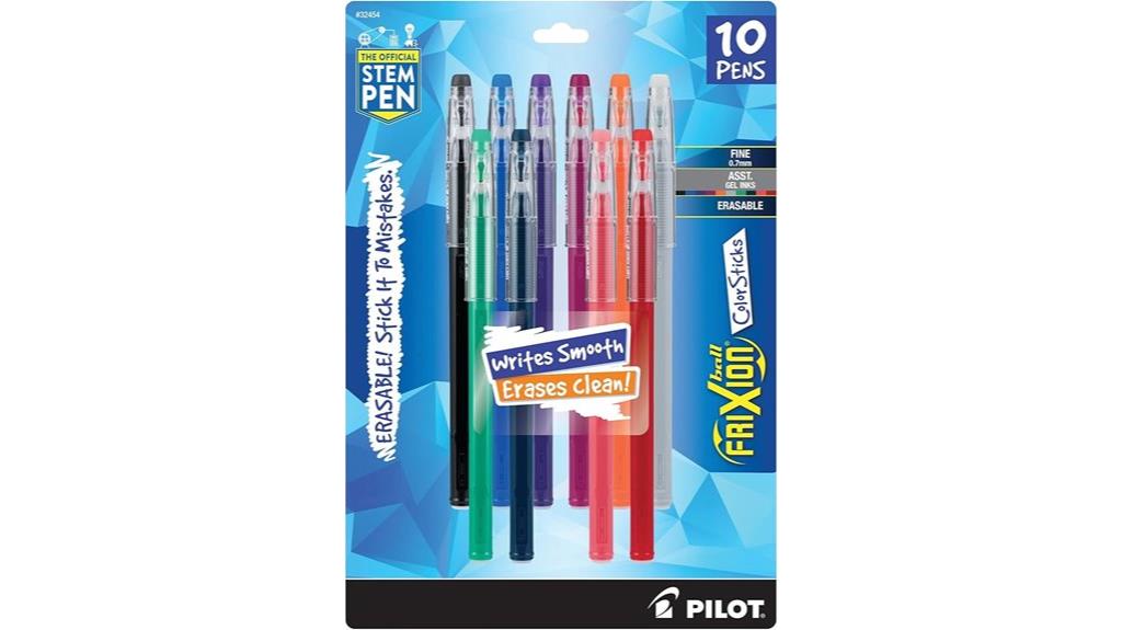 erasable gel ink pens