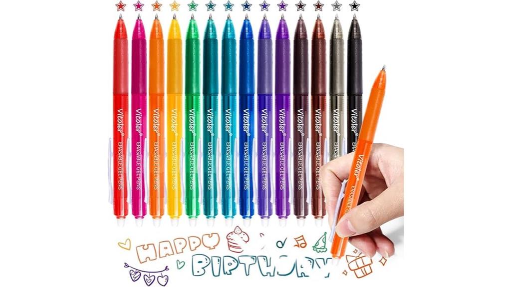 erasable gel pens pack