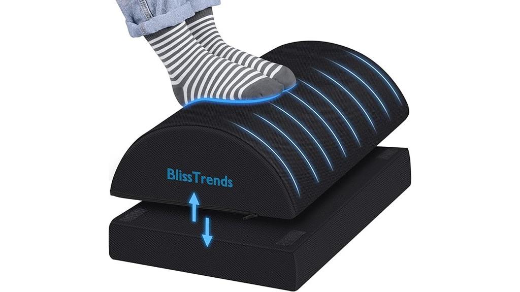 ergonomic under desk footrest