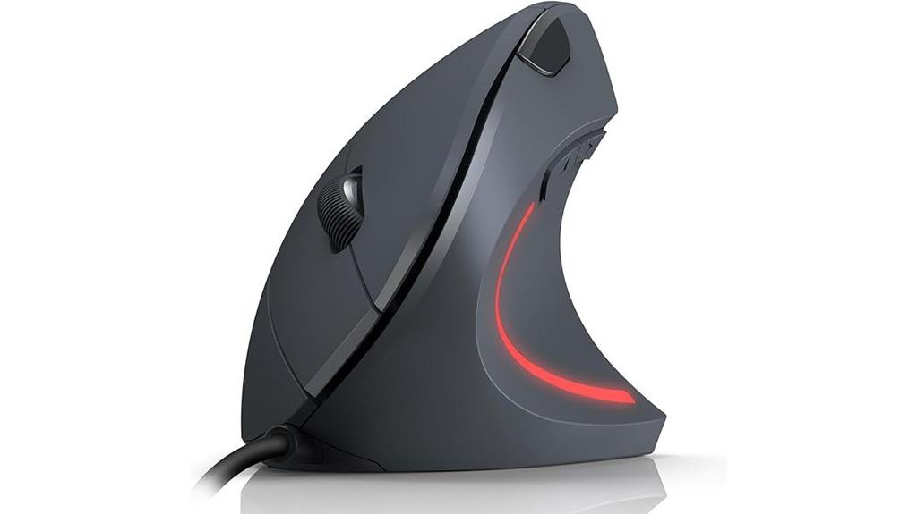ergonomic wired vertical mouse