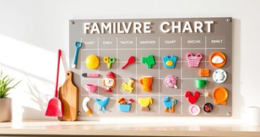 family chore magnet sets
