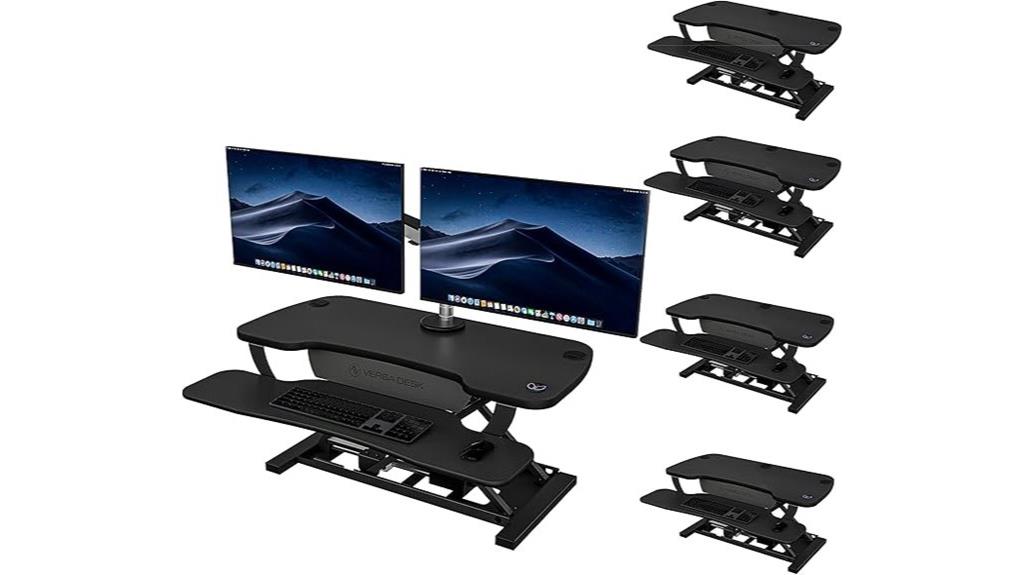five pack standing desk converters