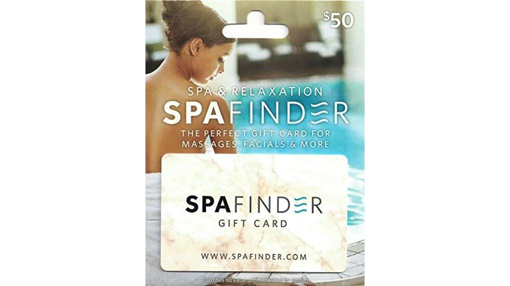 gift card for spa services