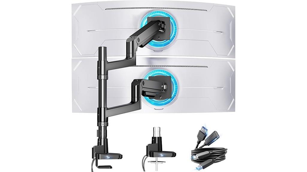 heavy duty ultrawide monitor arm