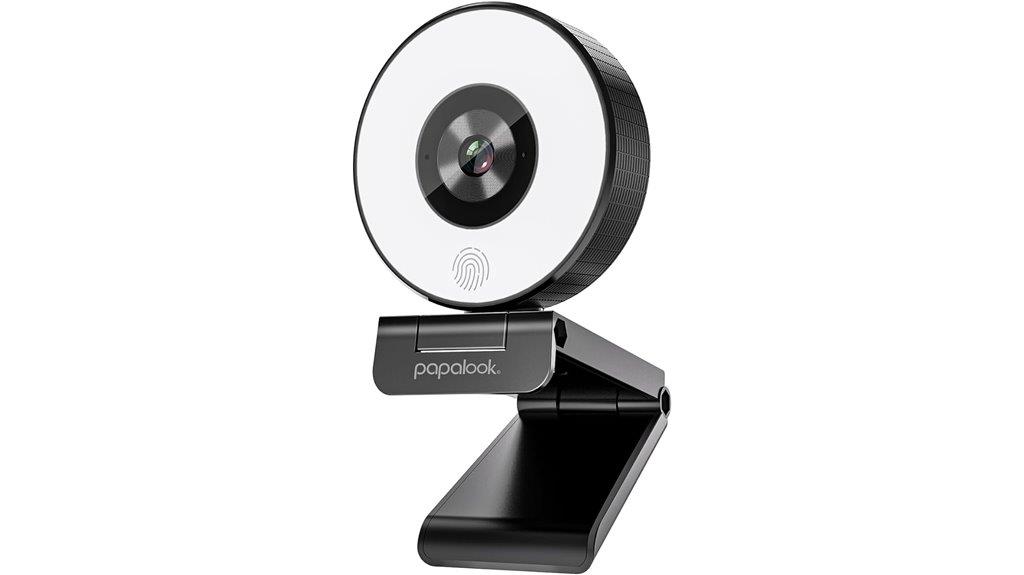 high resolution webcam with lights