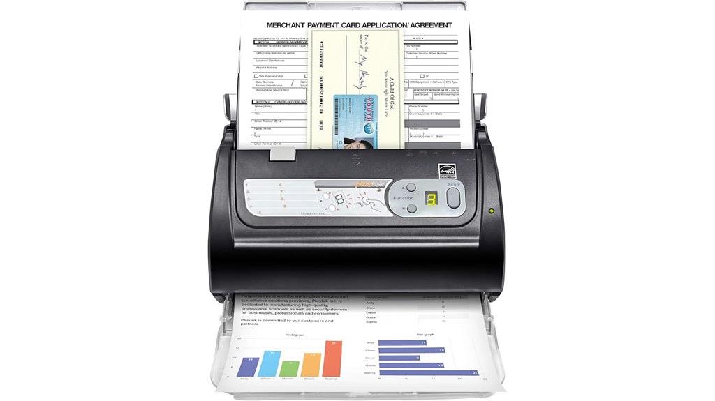 high speed double sided scanner