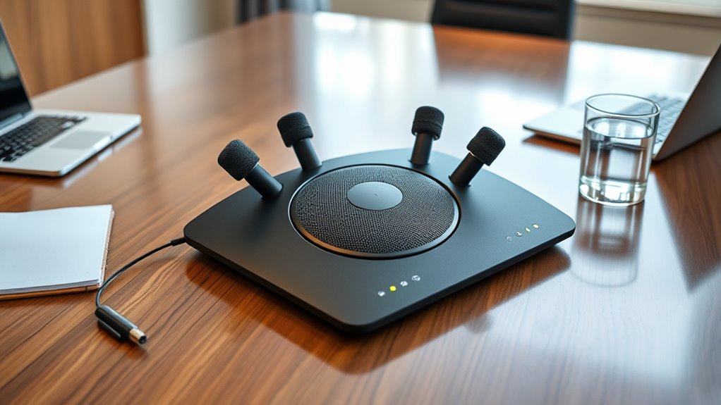 key conference speakerphone factors