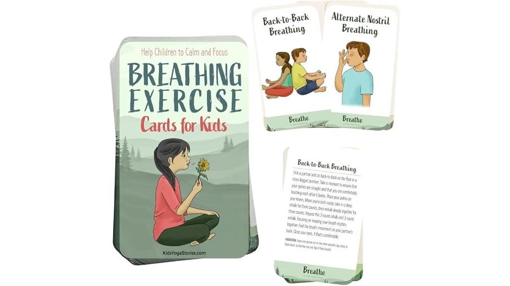 kids breathing exercise cards