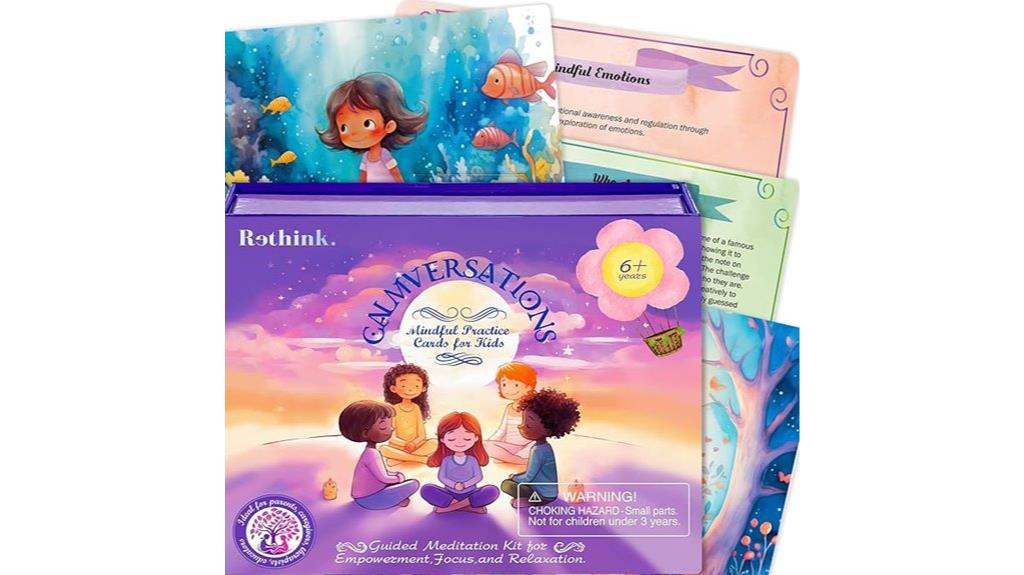 kids positive affirmation card set