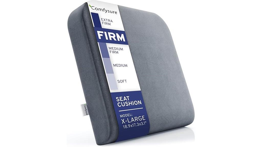 large memory foam seat cushion