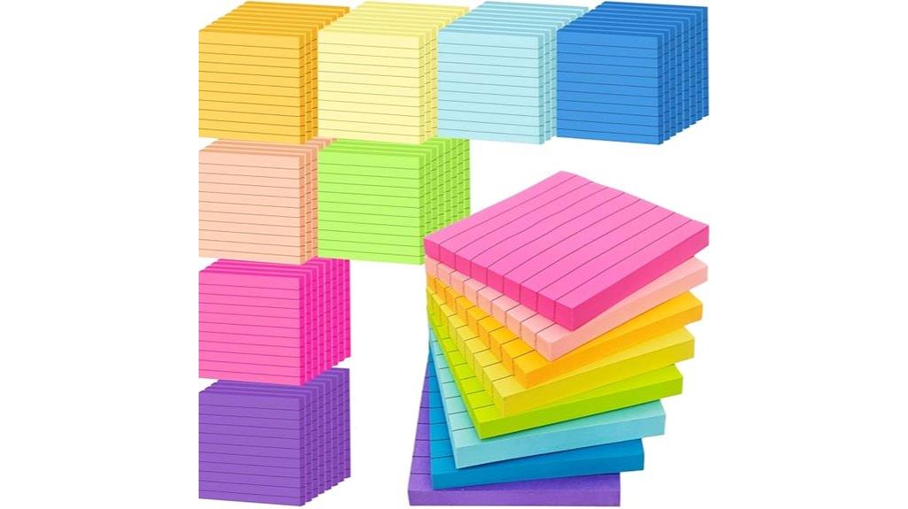 large pack of sticky notes