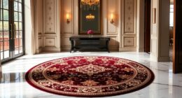 luxury foyer round rugs