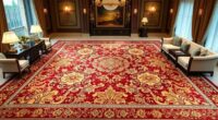 luxury oversized silk carpets