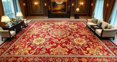 luxury oversized silk carpets