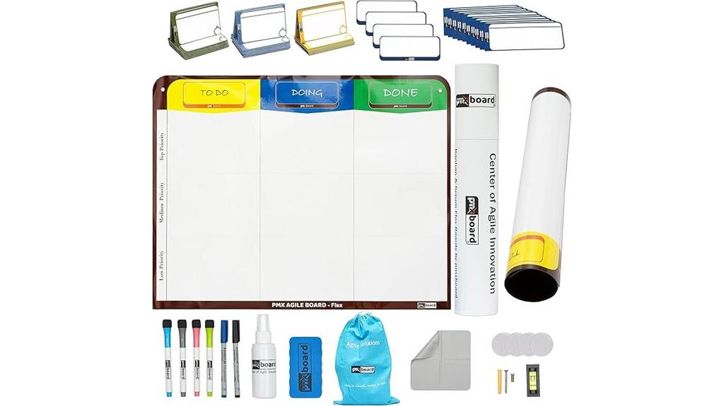 magnetic kanban board kit