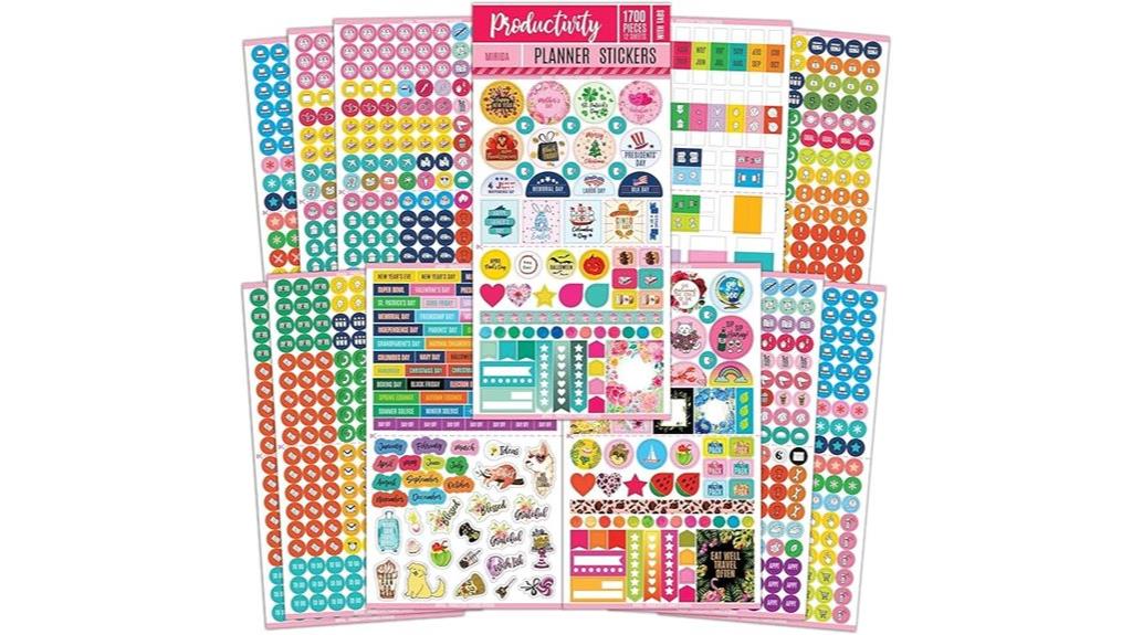 mini icons for planners