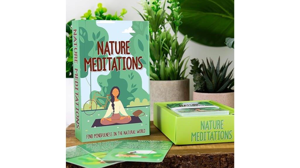 nature themed meditation card set