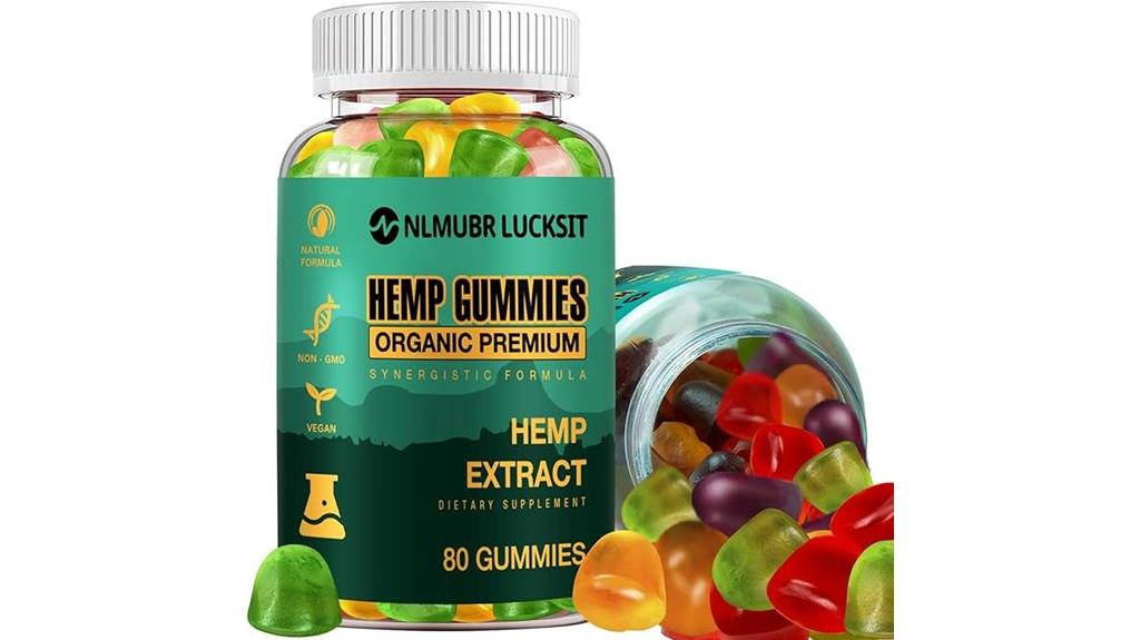 organic hemp gummies pack