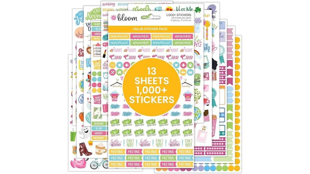 planner sticker pack details