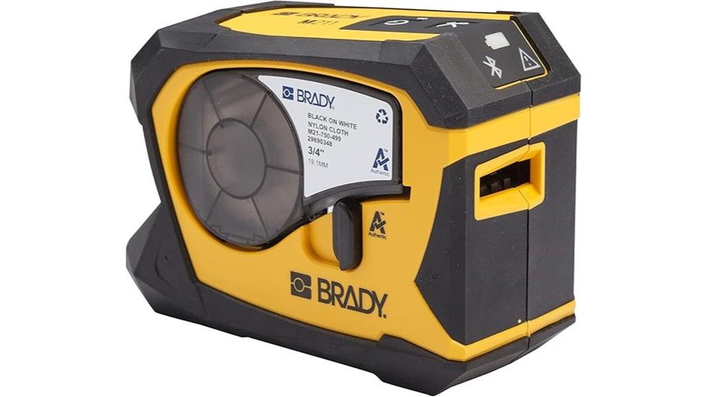 portable yellow black printer