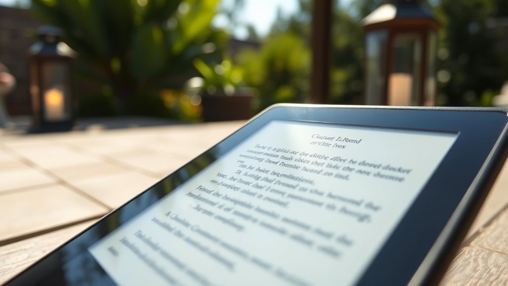 reading comfort and customization