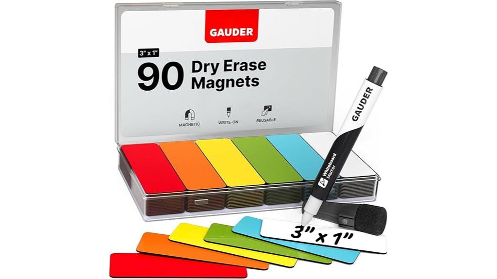 reusable magnetic label set