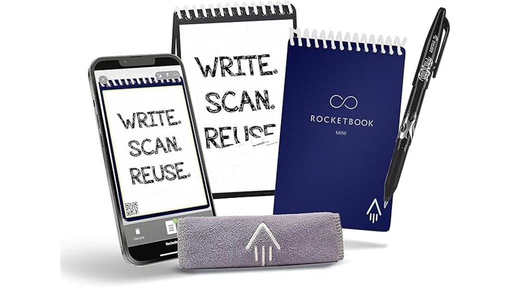 reusable mini spiral notebook