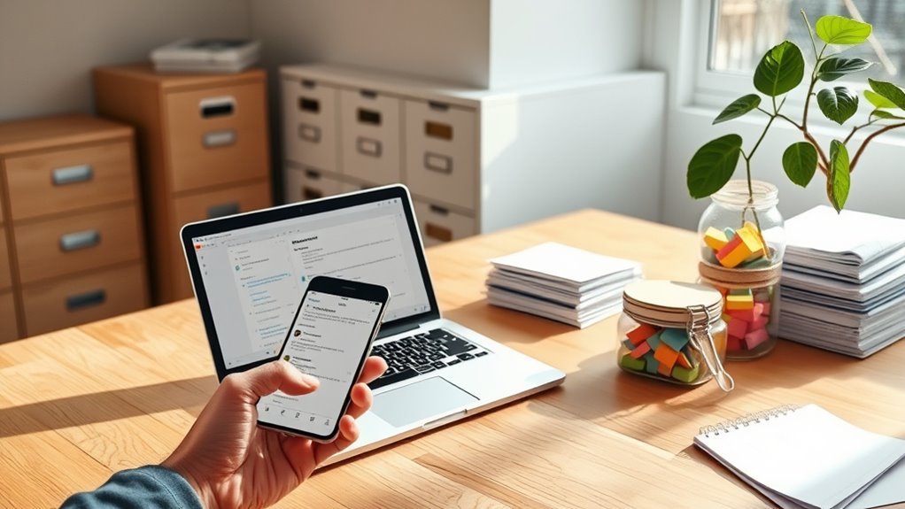 review archive and organize
