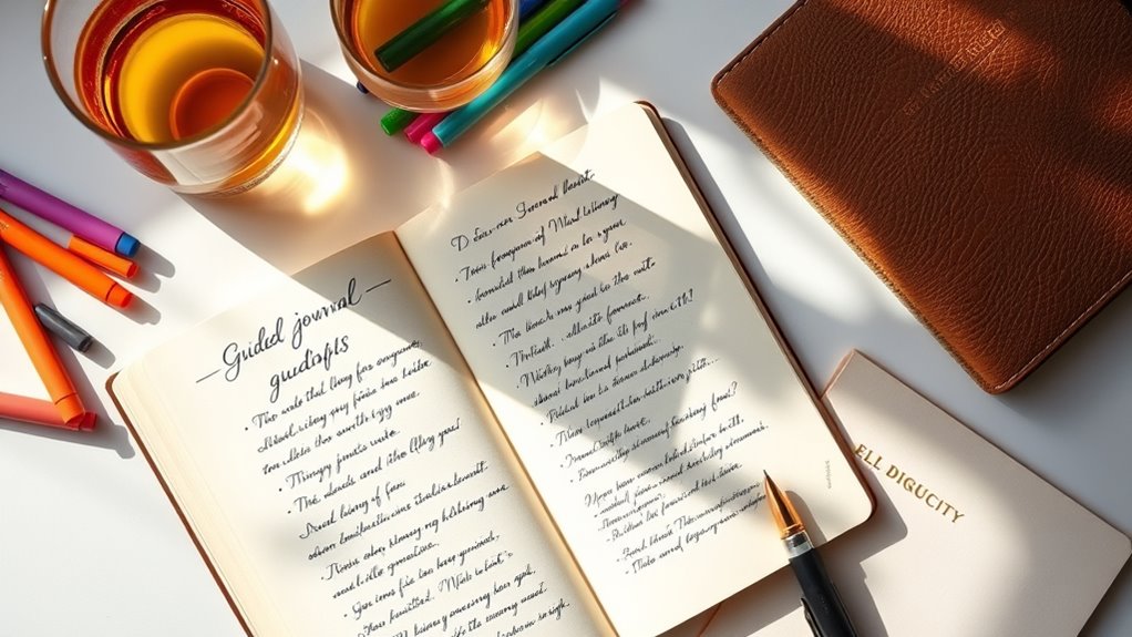 selecting personalized journal prompts