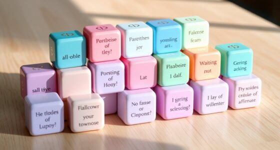 self talk affirmation cubes