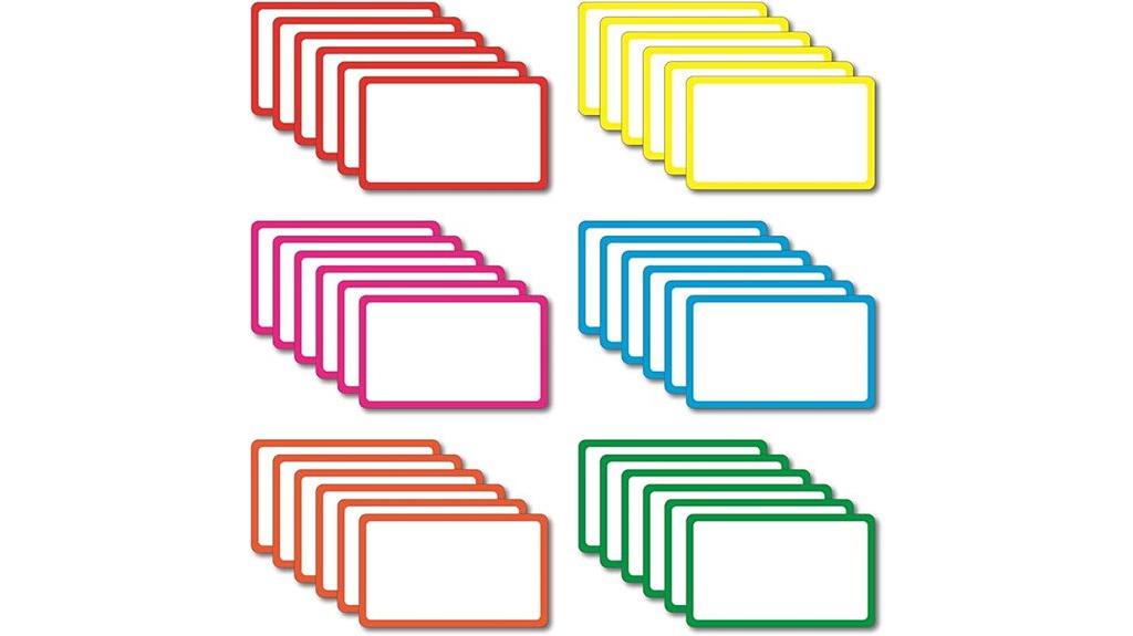 set of 36 magnetic labels