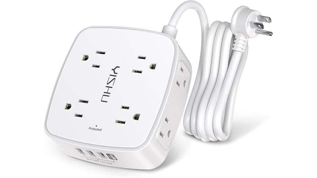 six foot multi outlet strip