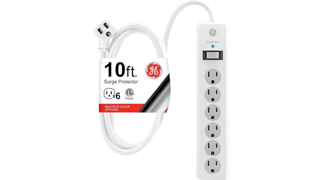 six outlet power strip