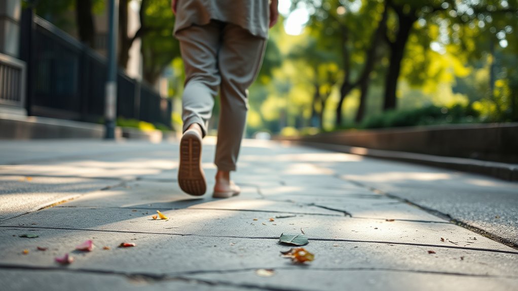 stay present mindful walking