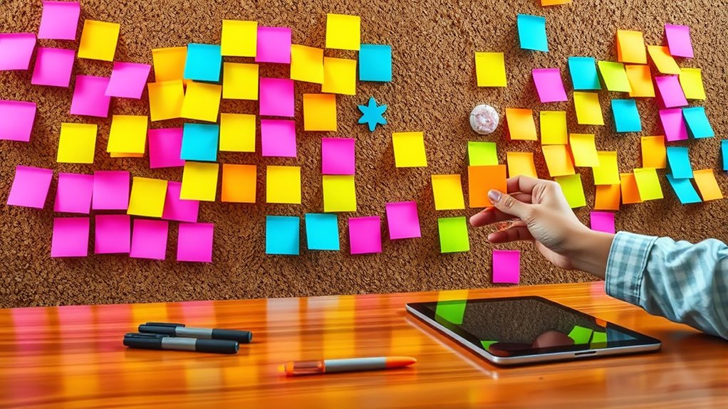 sticky wall pad features