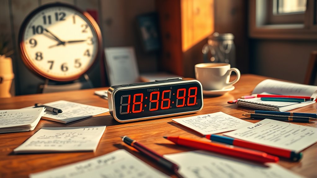 timed work and breaks
