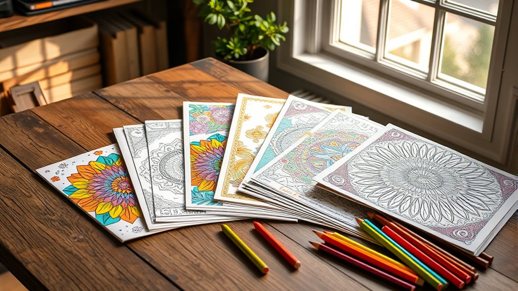 top adult coloring book options