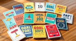 top goal setting card decks