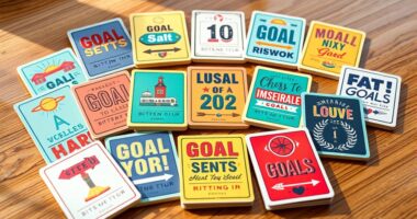 top goal setting card decks