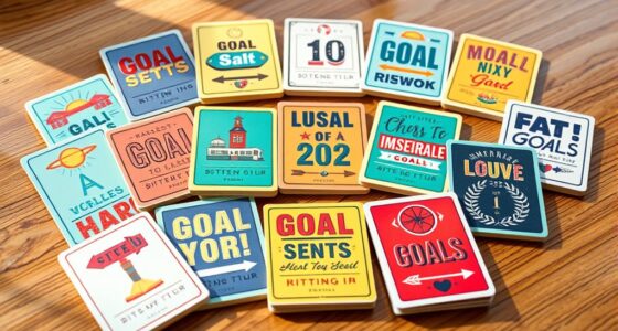 top goal setting card decks