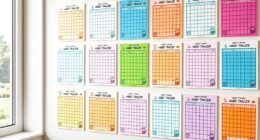 top habit tracker wall charts