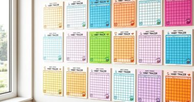 top habit tracker wall charts