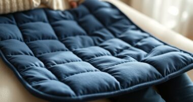 top weighted lap pads